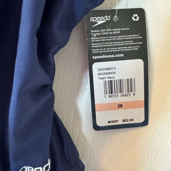 Speedo Women's Swimsuit One Piece Prolt Super Pro Solid Adult Navy Blue S 28 - Picture 4 of 11